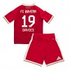 Bayern Munich Alphonso Davies #19 Hjemmedraktsett Barn 2026-27 Kortermet (+ korte bukser)
